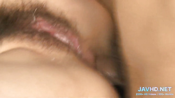 Japonaise à la chatte poilue baisée durement - compilation Thumb